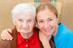 Home Health Aide with patient